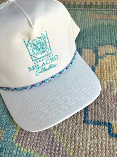 White Milagro Rope Hat - Milagro Collective