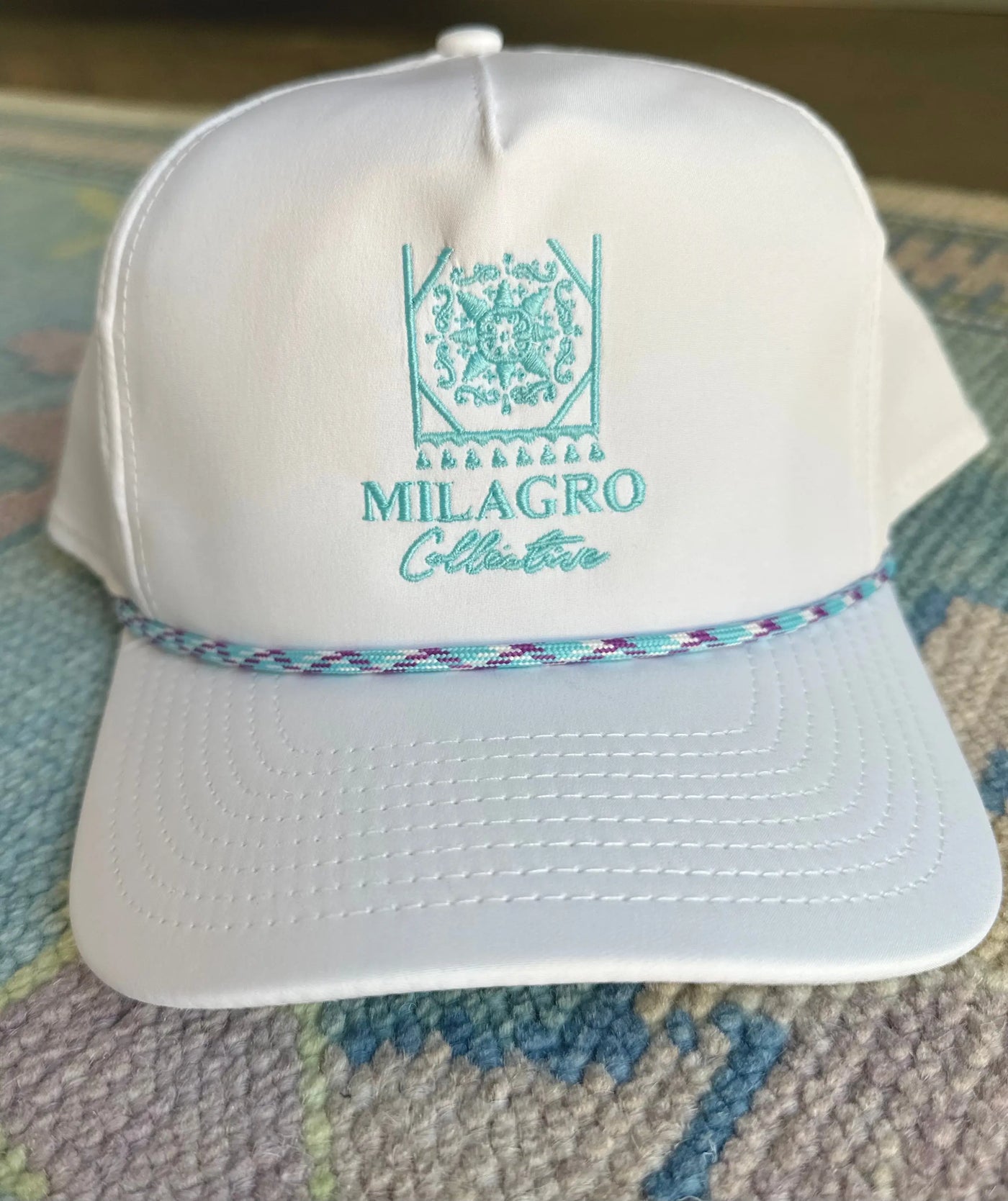 White Milagro Rope Hat - Milagro Collective