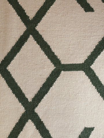 Hunter Trellis Flatweave Dhurrie