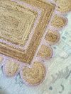 Scallop Jute Lavender 8 x 10 (in stock)