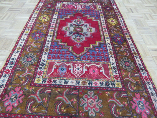 Red Vintage Turkish 4 x 6 (in stock)