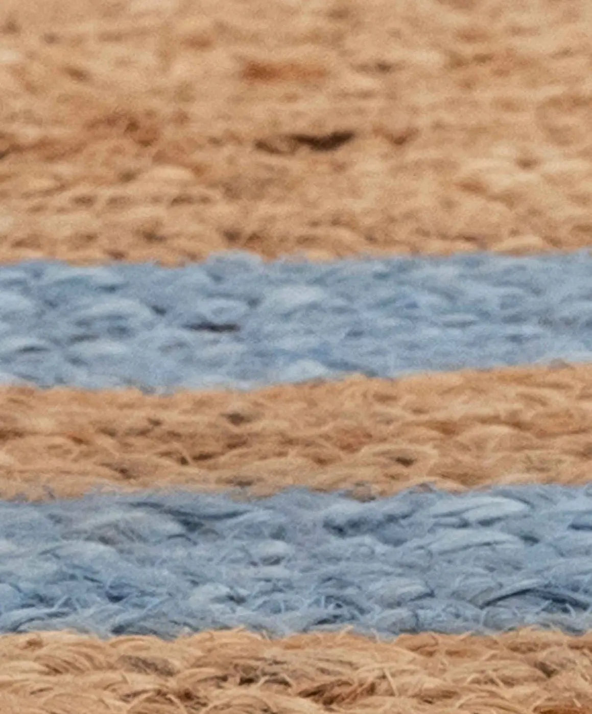 Rectangle Jute with Classic Blue Border - Milagro Collective