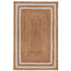 Rectangle Jute with White Border - Milagro Collective