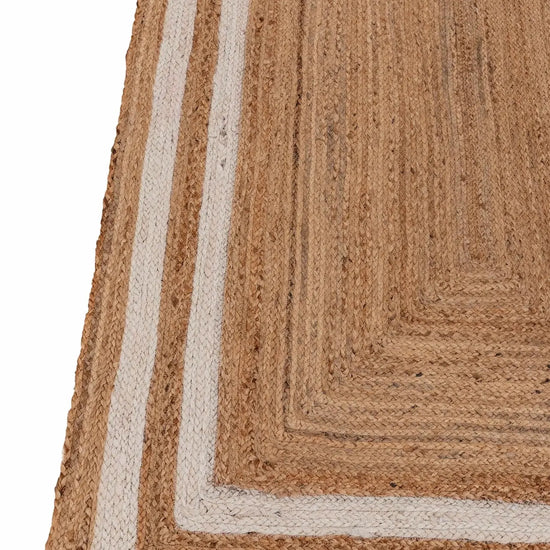 Rectangle Jute with White Border - Milagro Collective