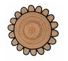 Scallop Jute with Black Border - Milagro Collective