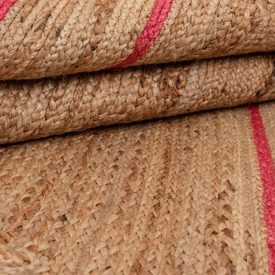 Scallop Jute with Fuchsia Border - Milagro Collective
