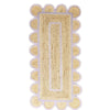 Scallop Jute with Lavender Border - Milagro Collective