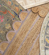 Scallop Jute with Lavender Border - Milagro Collective