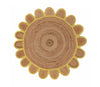 Scallop Jute with Yellow Border - Milagro Collective