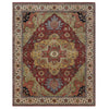 Alcott antiqued heriz rug, full view