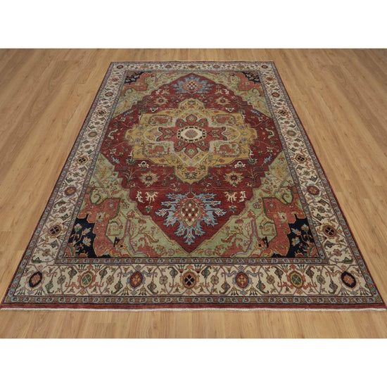Alcott antiqued heriz rug, view 3