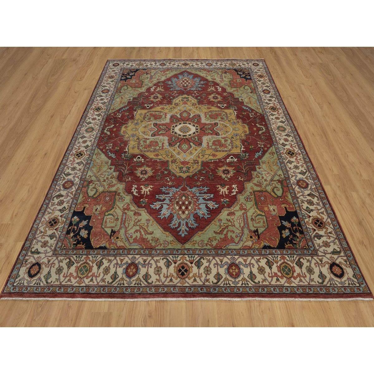 Alcott antiqued heriz rug, view 3