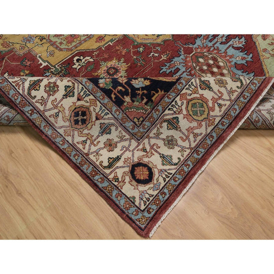 Alcott antiqued heriz rug, view 7