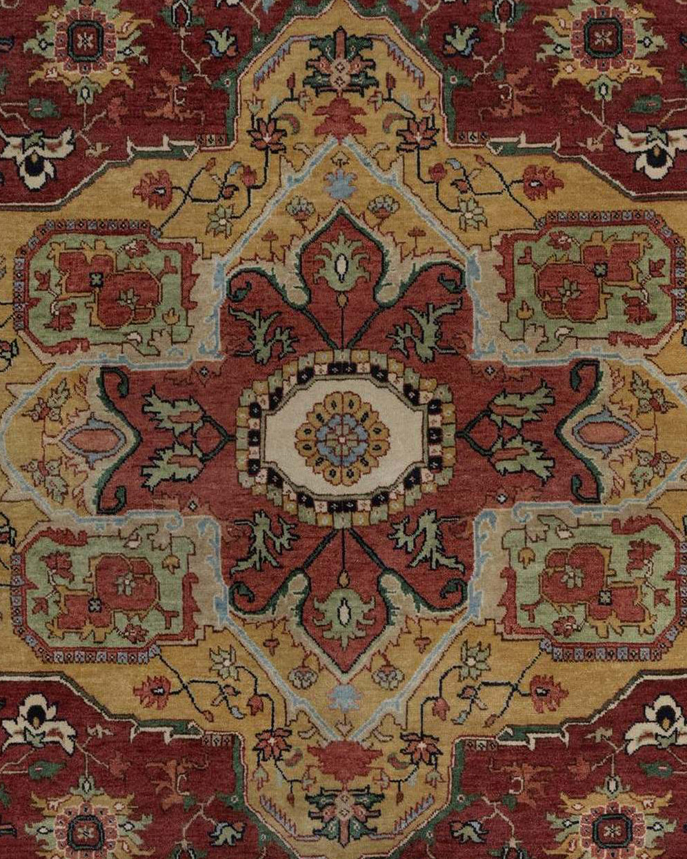 Alcott antiqued heriz rug, view 9