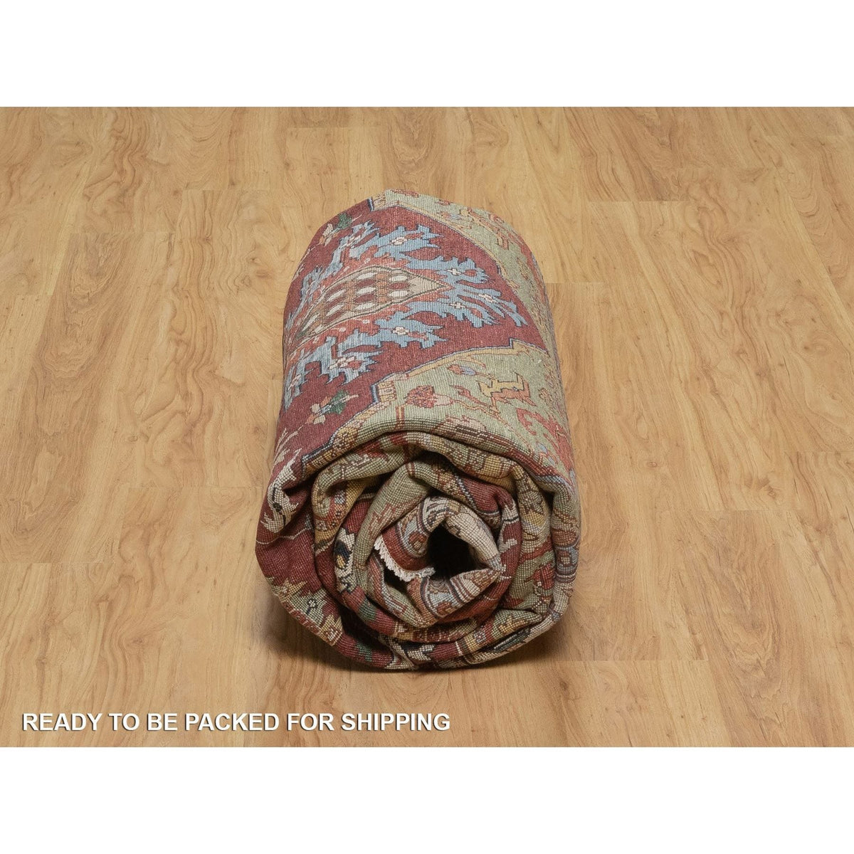 Alcott antiqued heriz rug, view 10