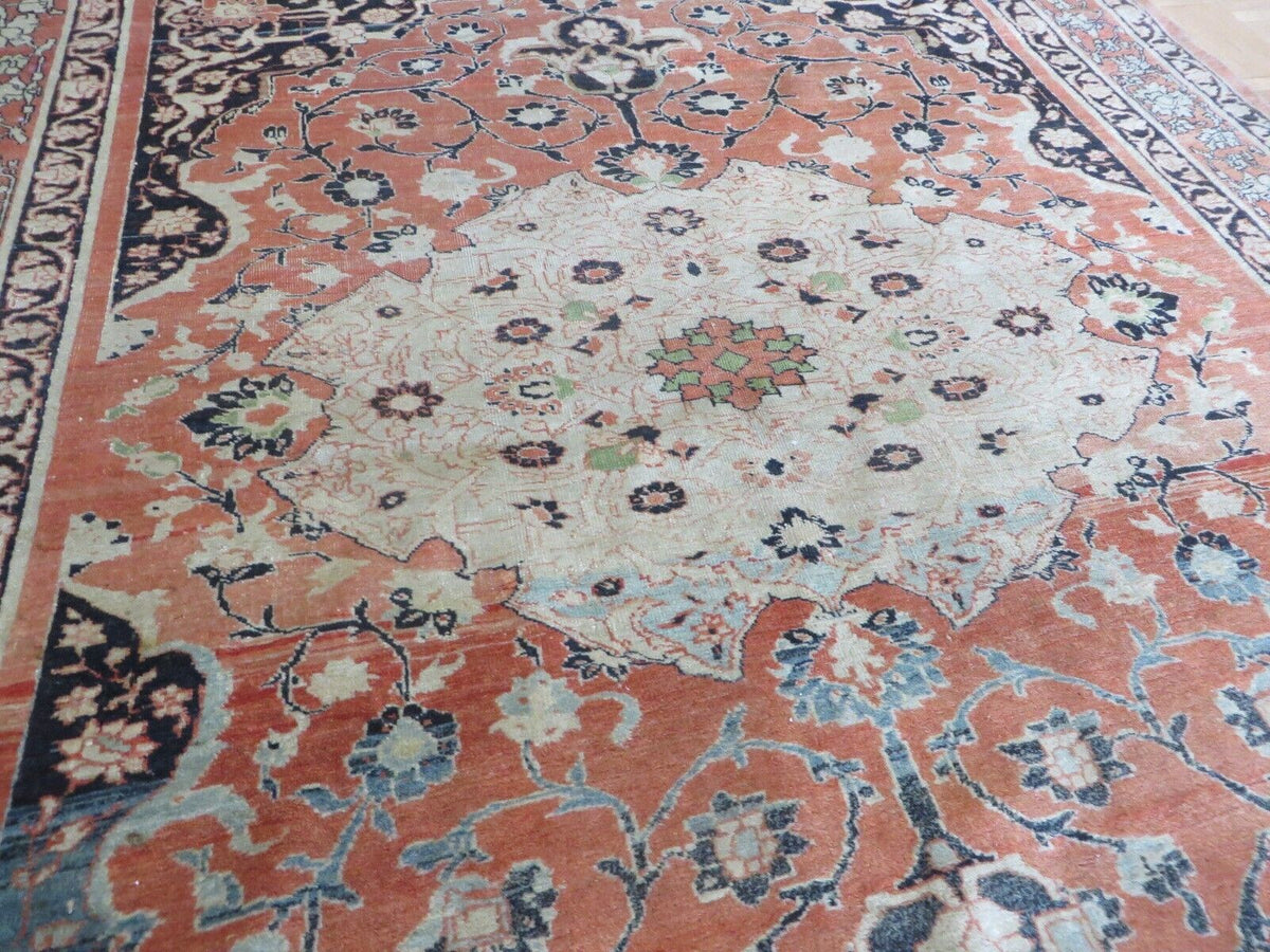 Ambrose vintage turkish tabriz-style rug, view 3