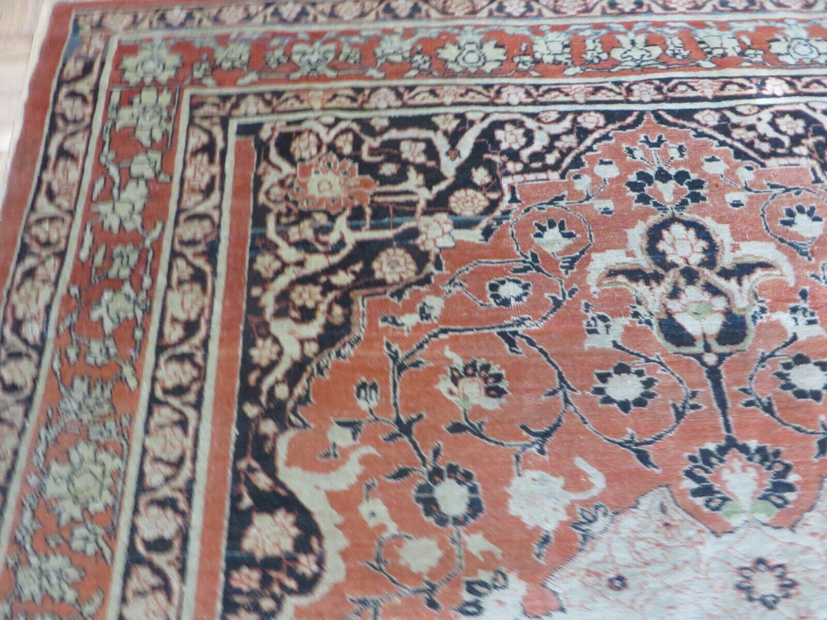 Ambrose vintage turkish tabriz-style rug, view 5