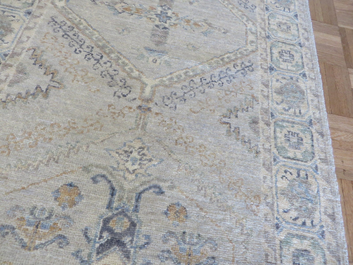 Ashcombe hand-knotted Peshawar runner — view 7