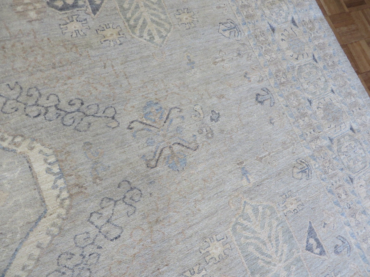 Auden hand-knotted Peshawar rug — view 11