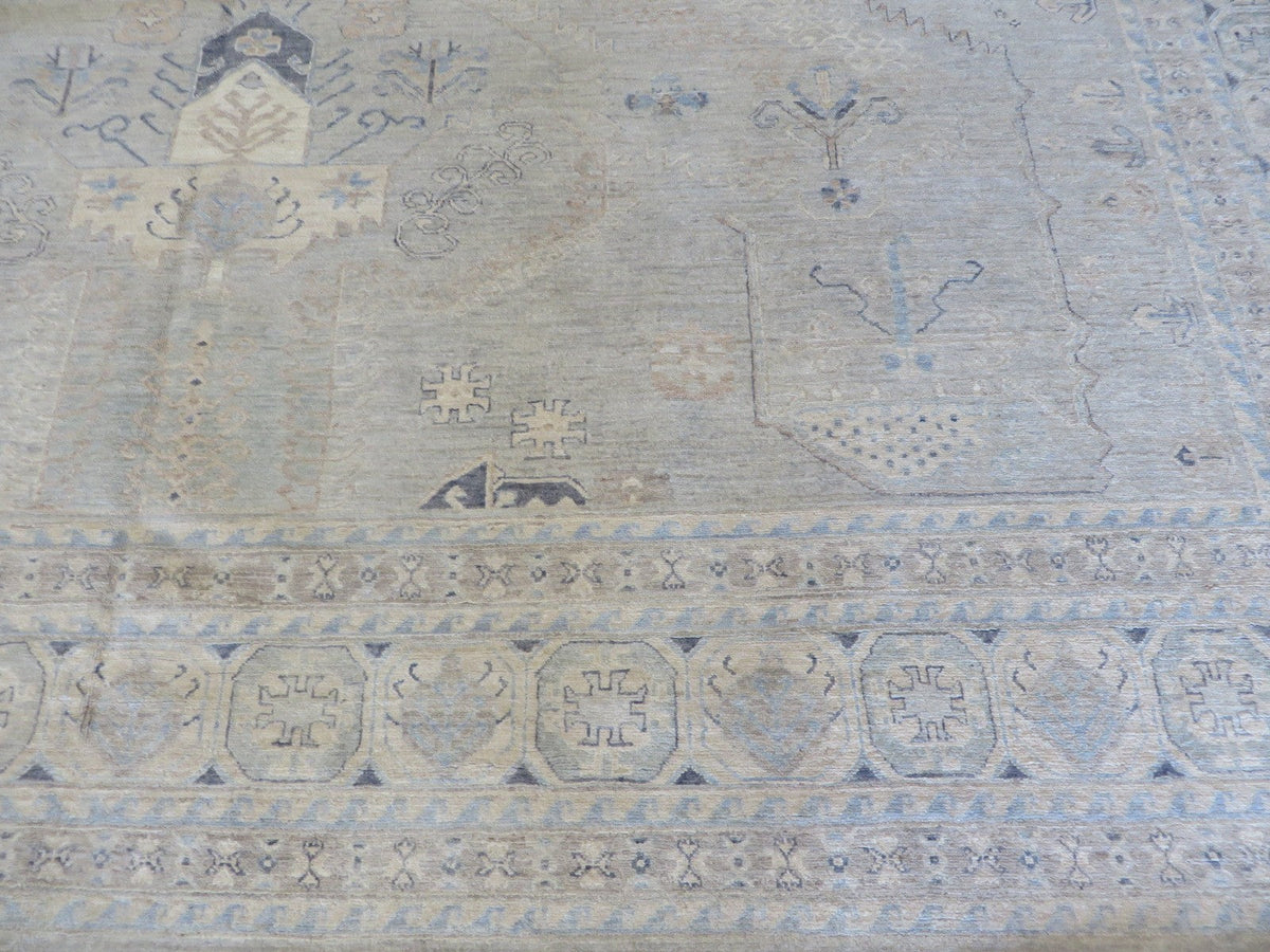 Auden hand-knotted Peshawar rug — view 3