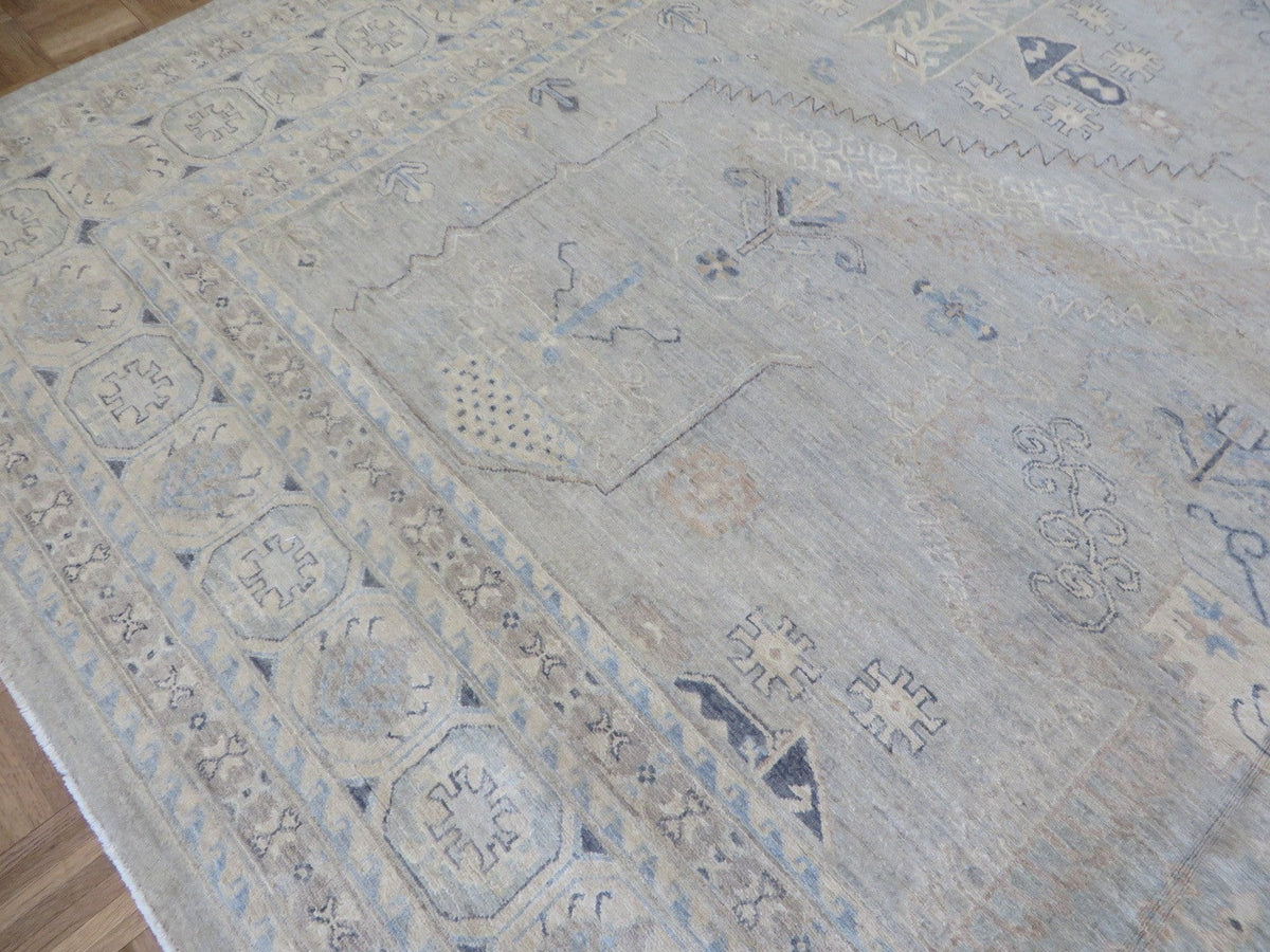 Auden hand-knotted Peshawar rug — view 4