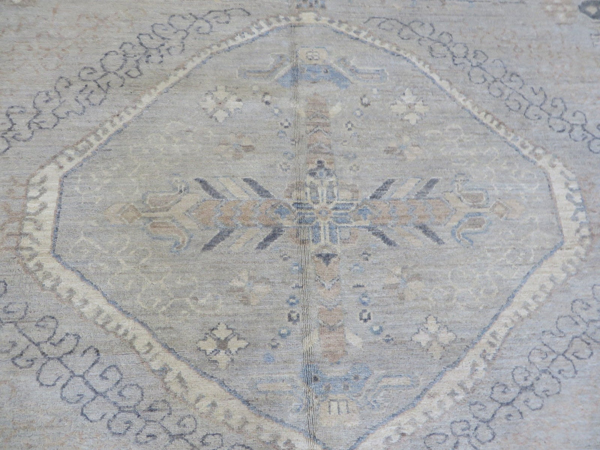 Auden hand-knotted Peshawar rug — view 7