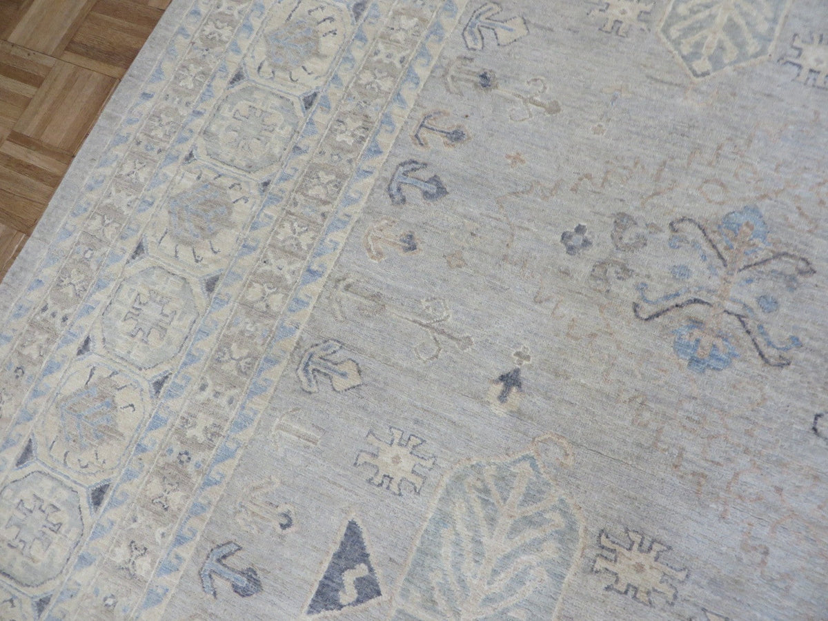 Auden hand-knotted Peshawar rug — view 8