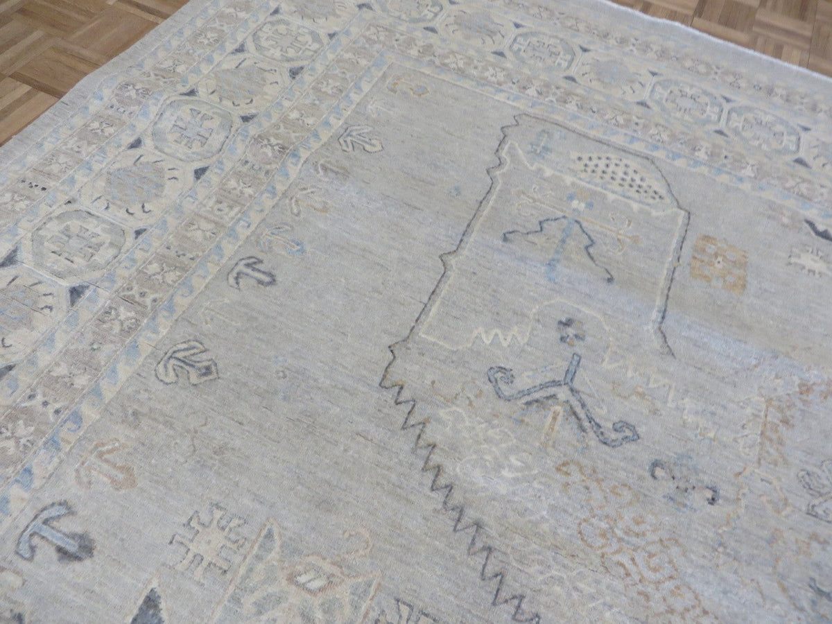 Auden hand-knotted Peshawar rug — view 9