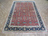 Calloway antiqued serapi heriz rug, full view