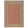 Cassian antiqued oushak rug, full view
