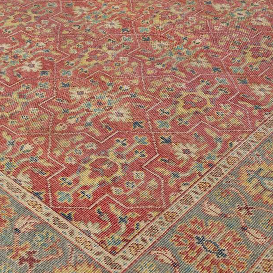 Cassian antiqued oushak rug, detail view 4