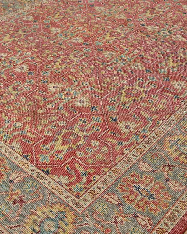 Cassian antiqued oushak rug, detail view 4