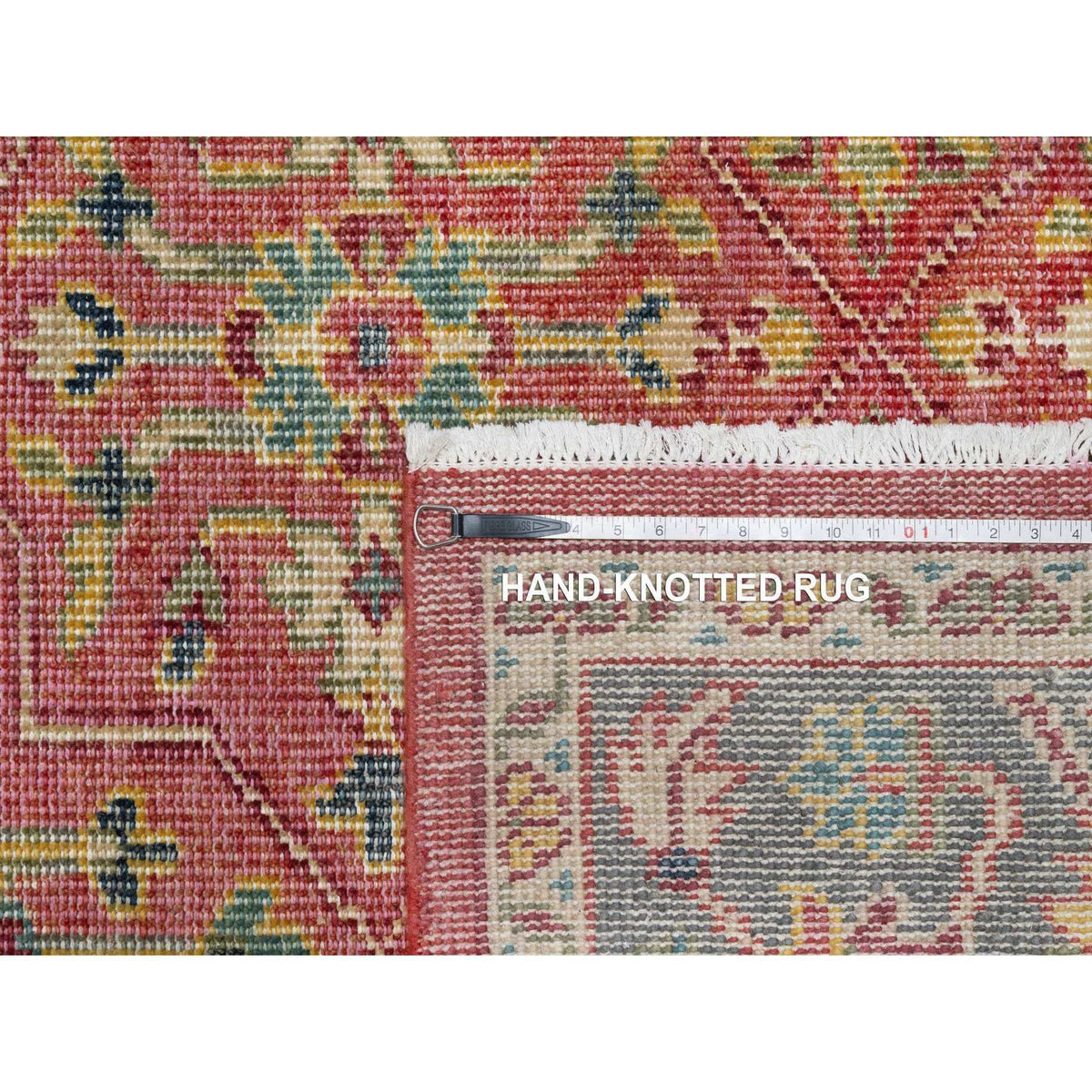 Cassian antiqued oushak rug, detail view 12