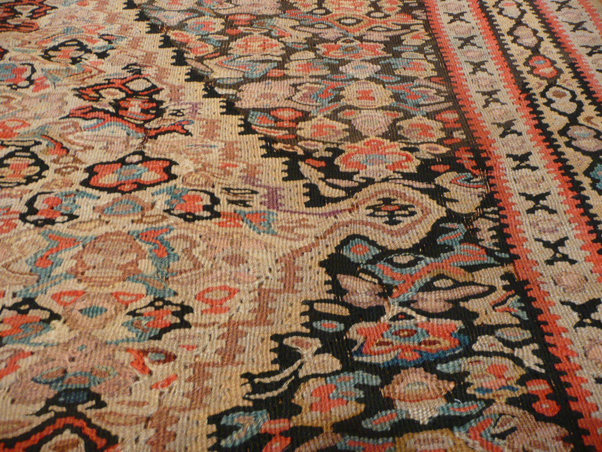 Cecily vintage persian wool rug, detail view 6
