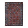 Constance vintage persian heriz rug, full view
