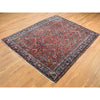 Constance vintage persian heriz rug, detail view 4