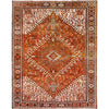Ellsworth semi-antique persian heriz rug, full view