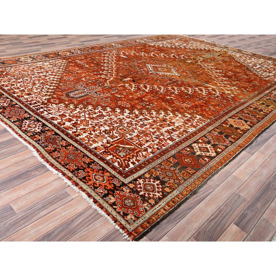 Ellsworth semi-antique persian heriz rug, detail view 4