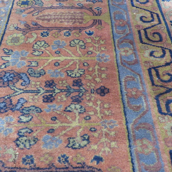 Emmeline vintage persian hamadan rug, detail view 4
