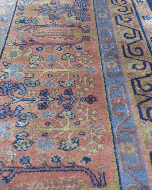 Emmeline vintage persian hamadan rug, detail view 4