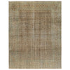 Fenwick vintage persian tabriz rug, full view