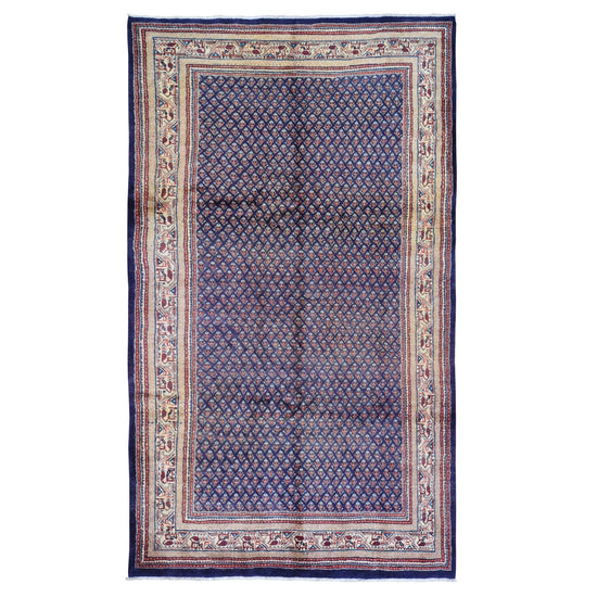 Lavinia semi-antique seraband-style gallery rug, full view