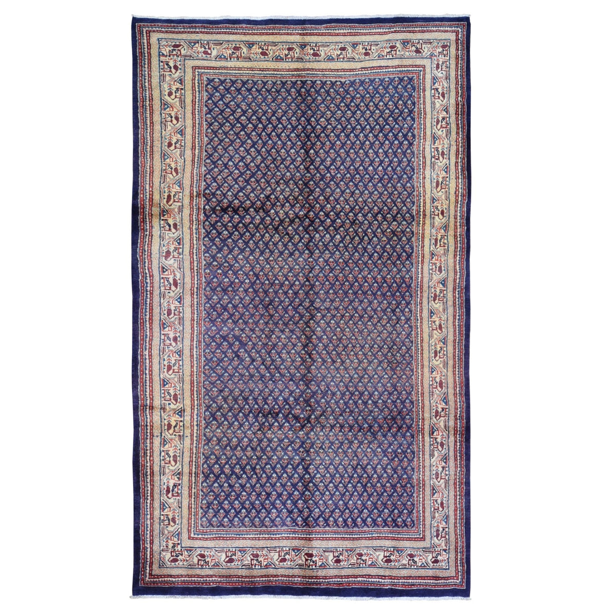Lavinia semi-antique seraband-style gallery rug, full view