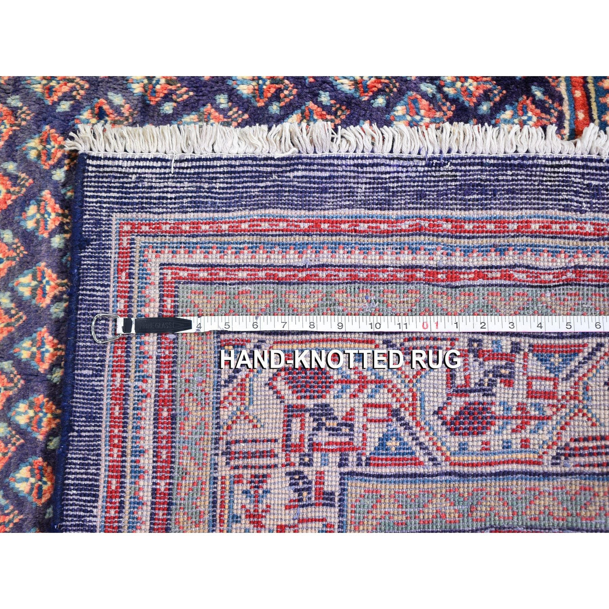 Lavinia semi-antique seraband-style gallery rug, detail view 12