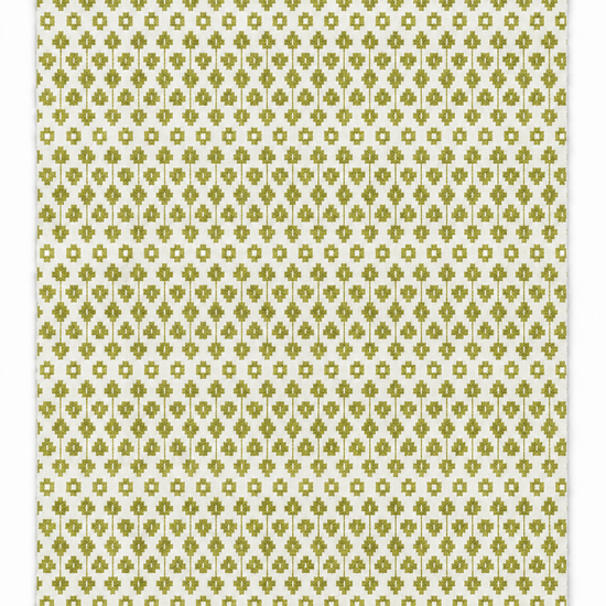 Leo Two Hues rug in green and white