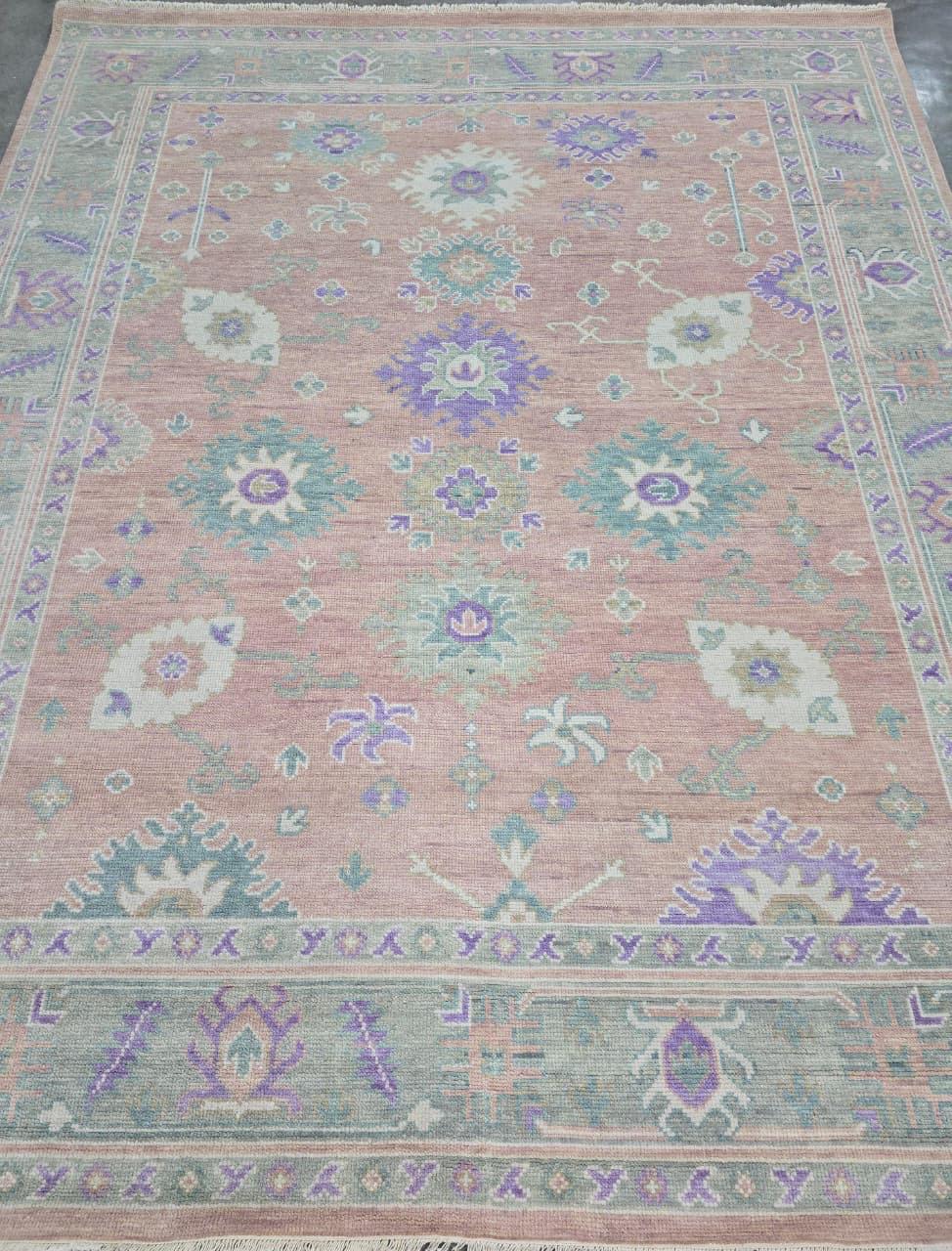 Milagro Flash Sale No. 049 — Dusty pink with lavender and seafoam motifs