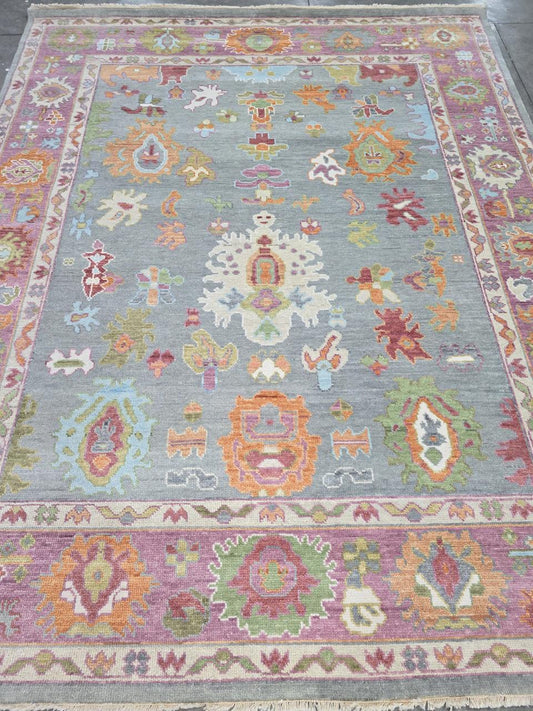 Milagro Flash Sale No. 053 — Blue with colorful motifs and a pink border