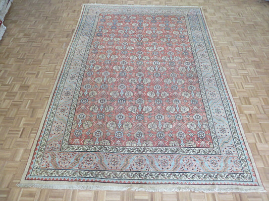 Montrose vintage persian mahal rug, full view